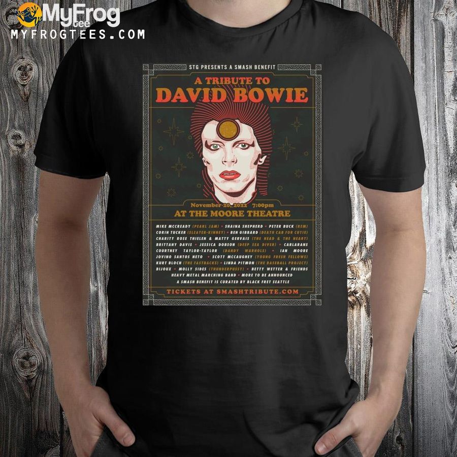 A Tribute To David Bowie At The Moore Theatre Shirt