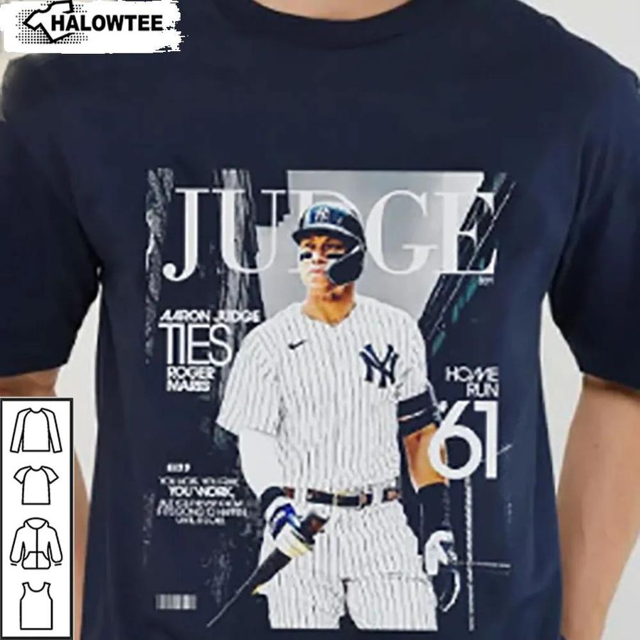 Aaron Judge 61 Home Runs Shirt Baseball Fan Gift