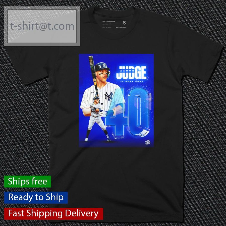 Aaron Judge New York Yankees 40HR Home Runs Shirt