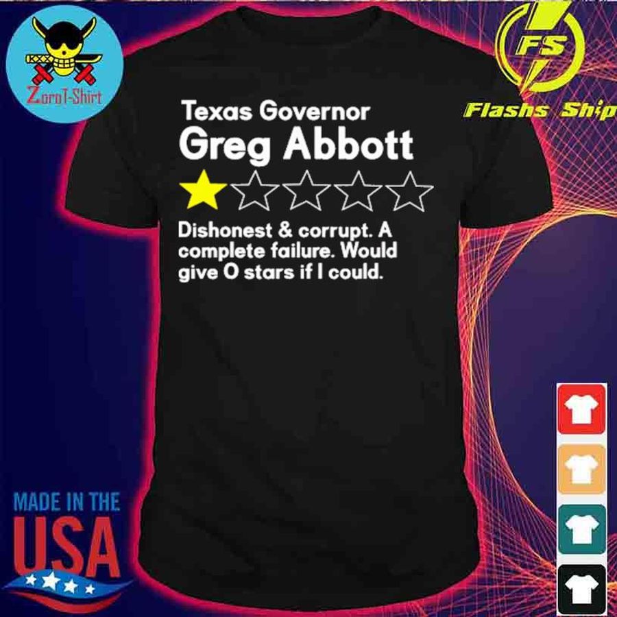 Abort Greg Abbott 1 Star Shirt