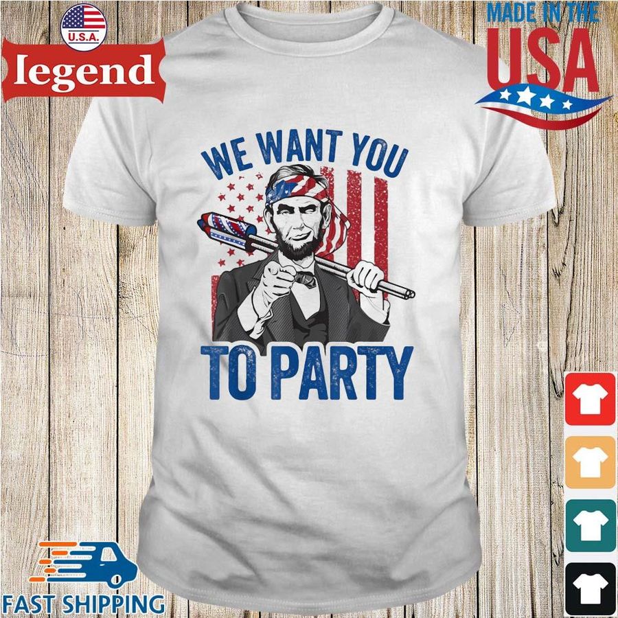 Abraham Lincoln 4Th Of July Men American Usa Flag  Long Sleeve T Shirt