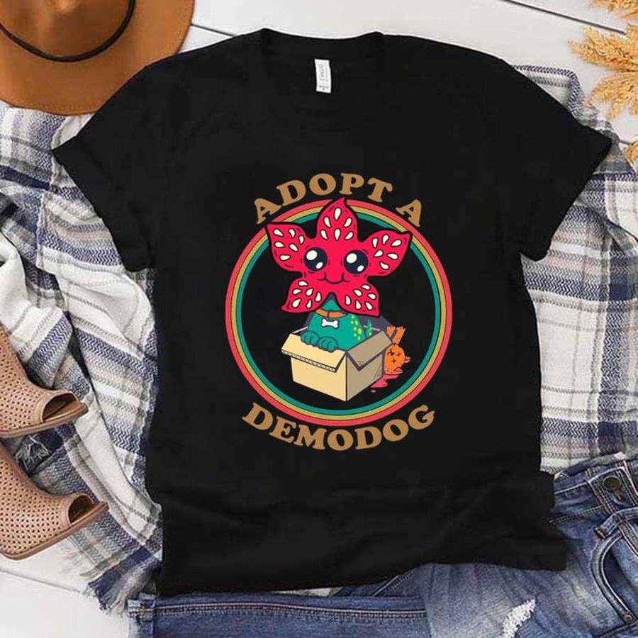 Adopt a Demodog vintage circle t-shirt