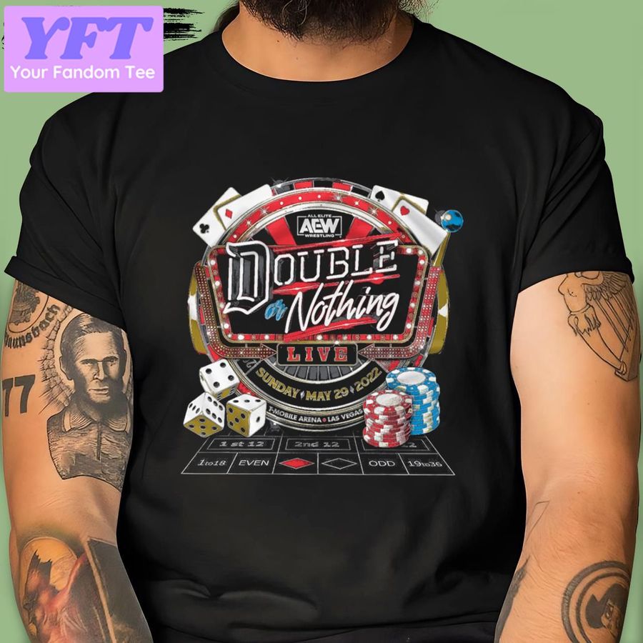 Aew Double Or Nothing 2022 Event Aew Dynamite New Design T Shirt