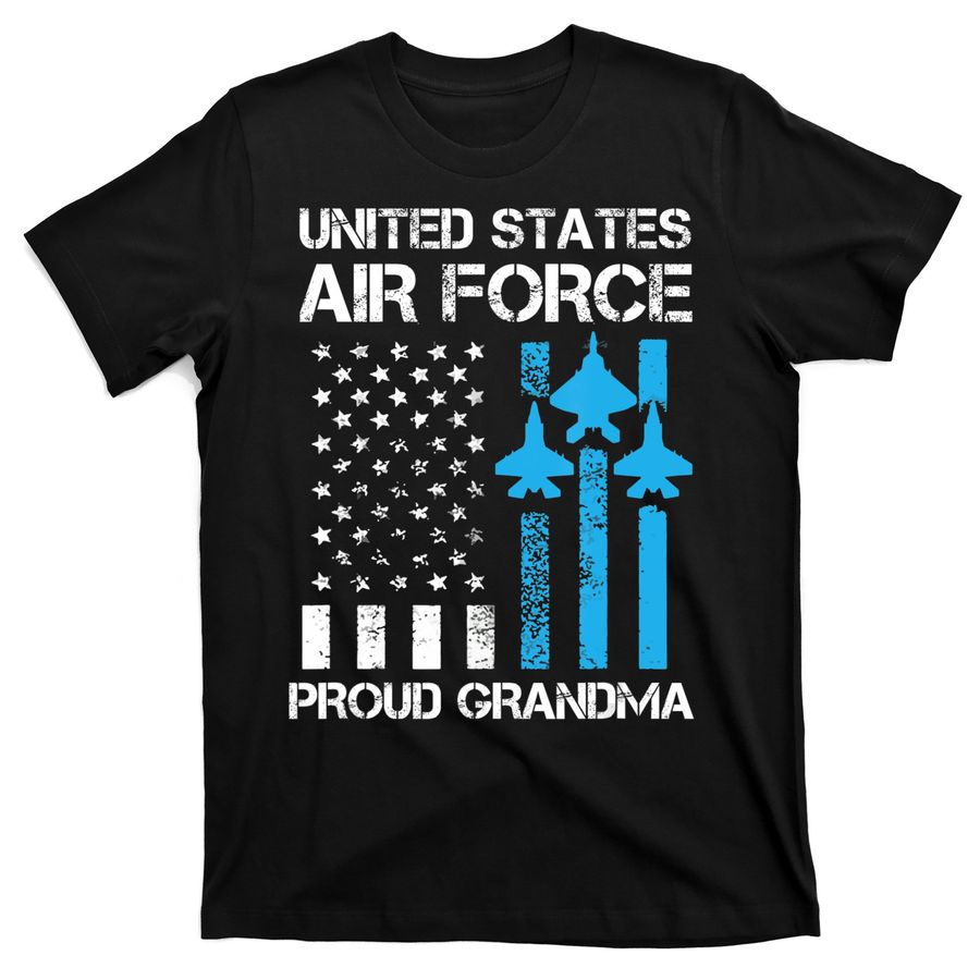 Air Force Us Veteran Proud Air Force Grandma 4Th Of July T-Shirts