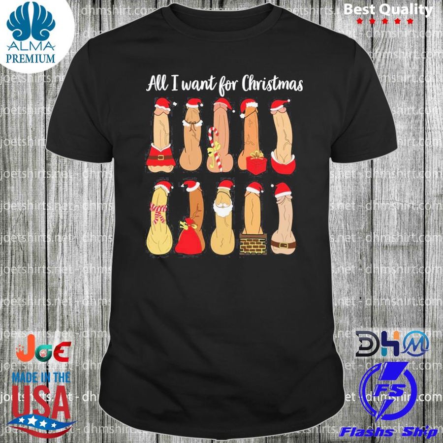 All I Want For Christmas Is Penis Christmas Shirt