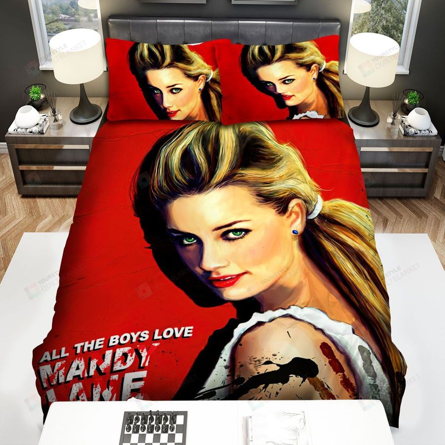 All The Boys Love Mandy Lane Movie Art Bed Sheets Spread Comforter Duvet Cover Bedding Sets