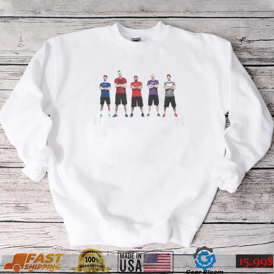 All The Members Channel Dude Perfect Shirt