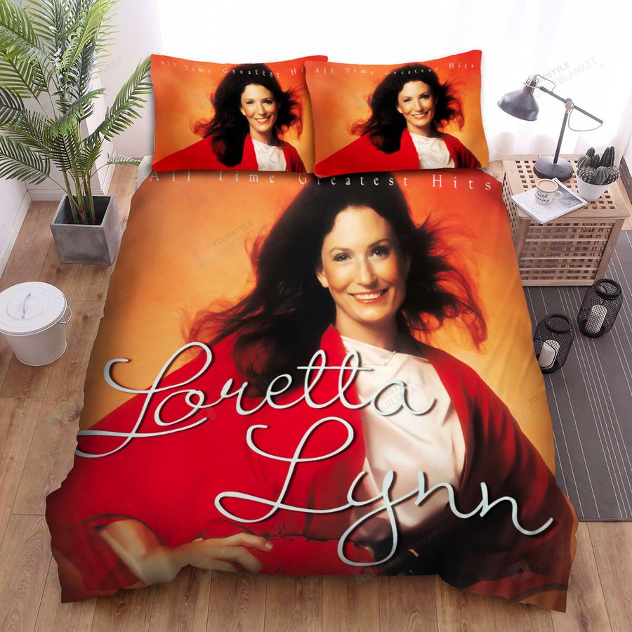 All Time Greatest Hits Loretta Lynn Bed Sheets Spread Comforter Duvet Cover Bedding Sets