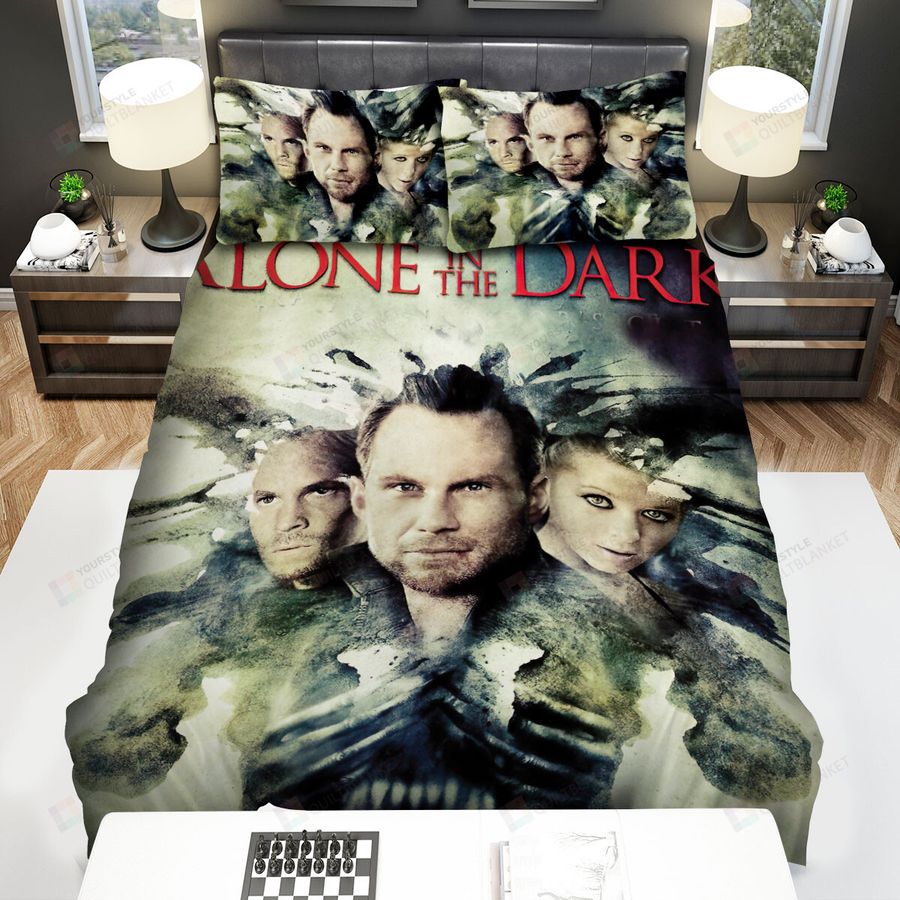 Alone In The Dark Movie Poster Vii Photo Bed Sheets Spread Comforter Duvet Cover Bedding Sets