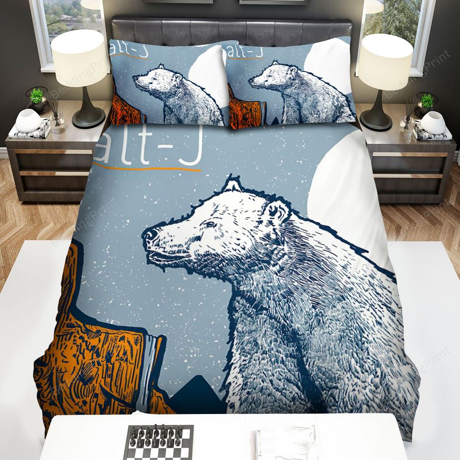 Alt J Band Bear Bed Sheets Spread Comforter Duvet Cover Bedding Sets