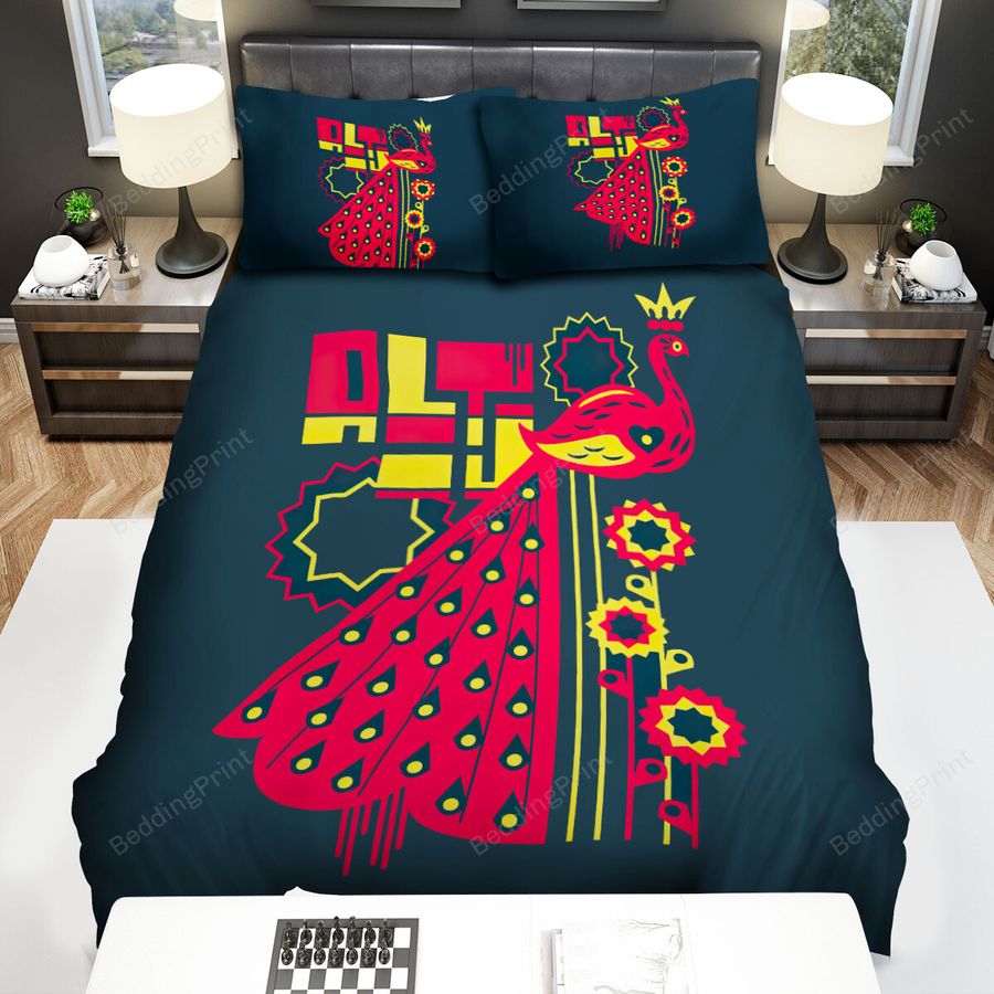Alt J Band Red Triangle Bed Sheets Spread Comforter Duvet Cover Bedding Sets