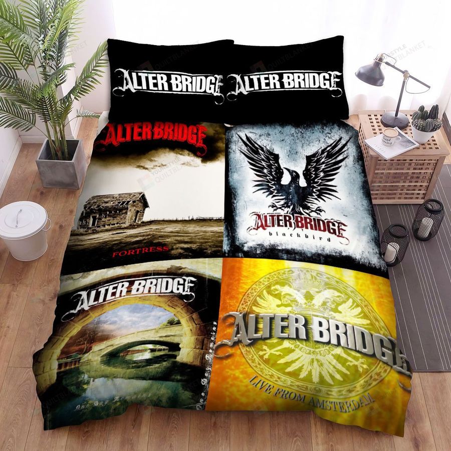 Alter Bridge Four Album Bed Sheets Spread Comforter Duvet Cover Bedding Sets