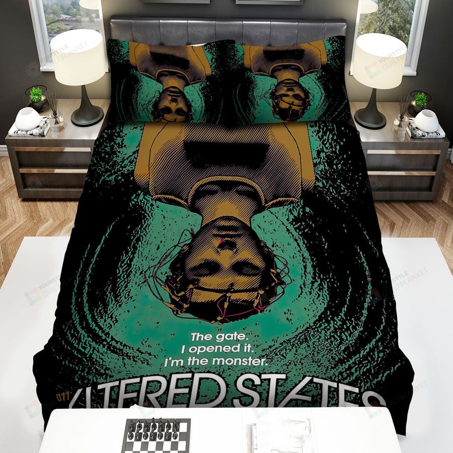 Altered States The Gate I Opened It I'm The Monster Movie Poster Bed Sheets Spread Comforter Duvet Cover Bedding Sets