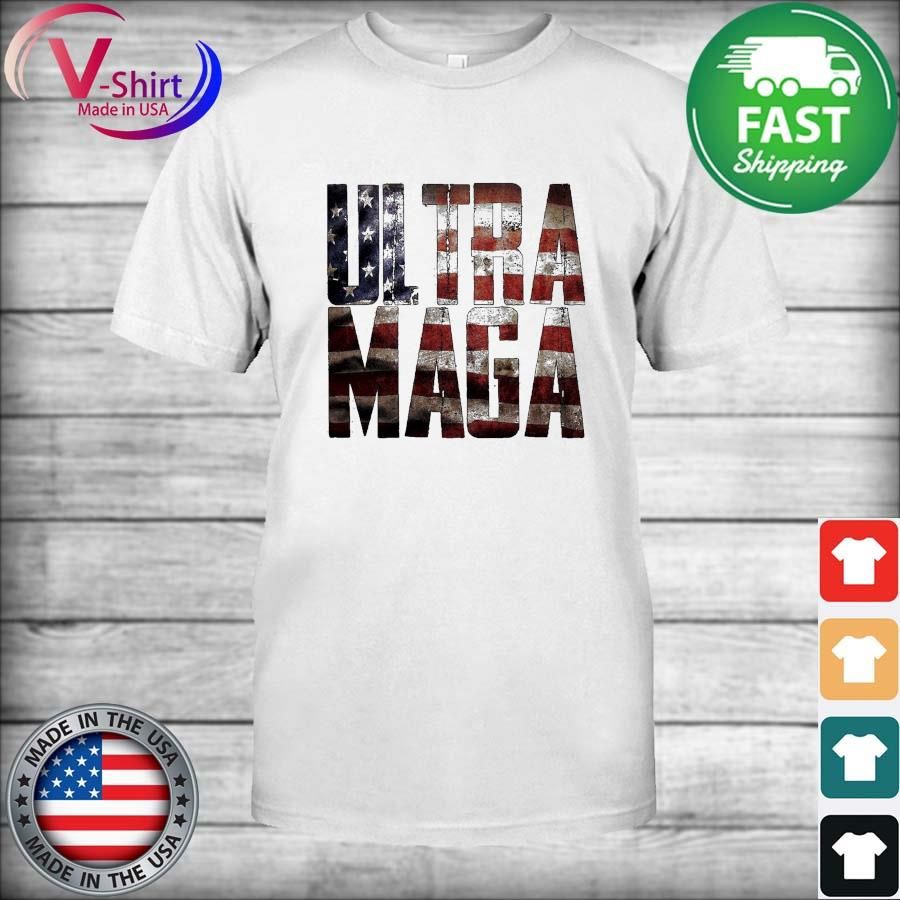 American flag Ultra Maga 2022 Tee Shirt