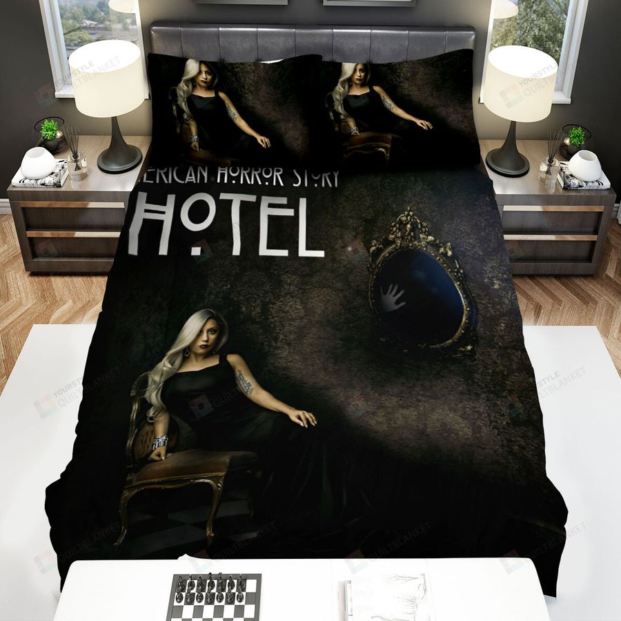 American Horror Story Mirror Movie Poster Bed Sheets Spread Comforter Duvet Cover Bedding Sets