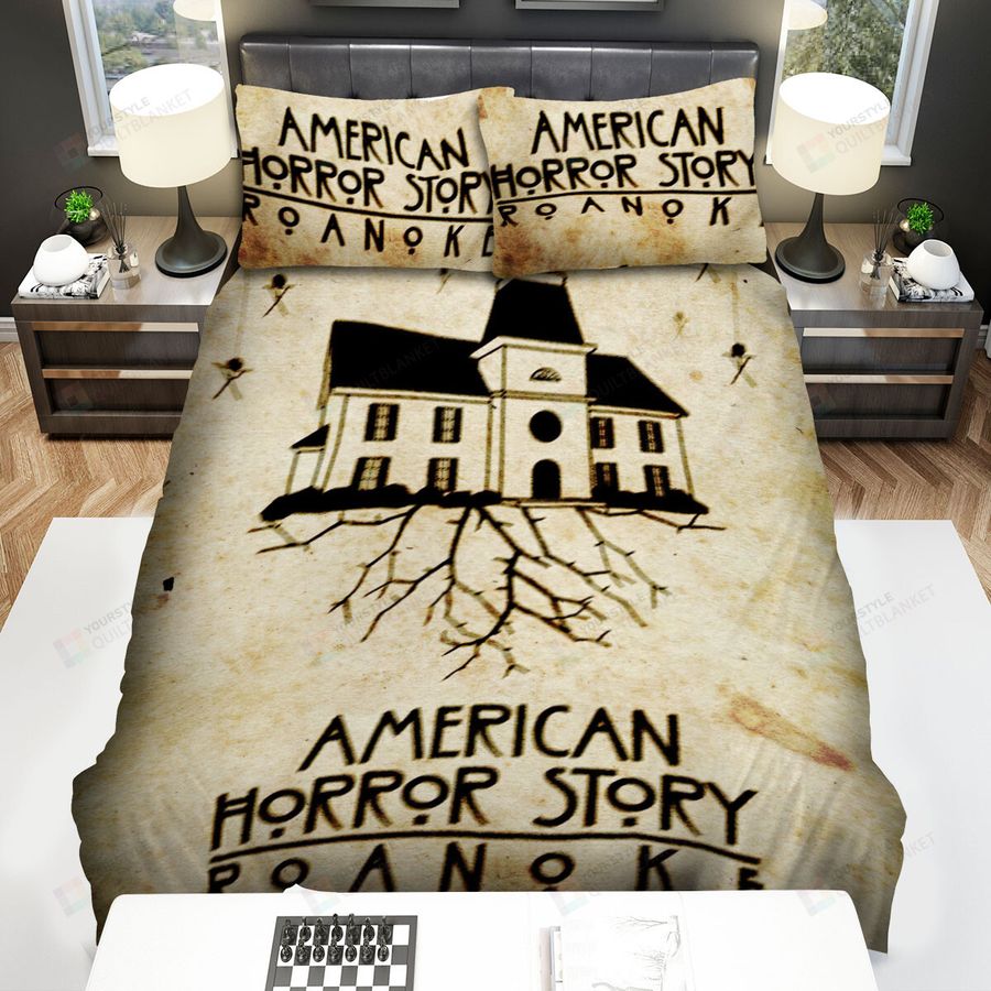 American Horror Story Roanoke Movie Poster Bed Sheets Spread Comforter Duvet Cover Bedding Sets