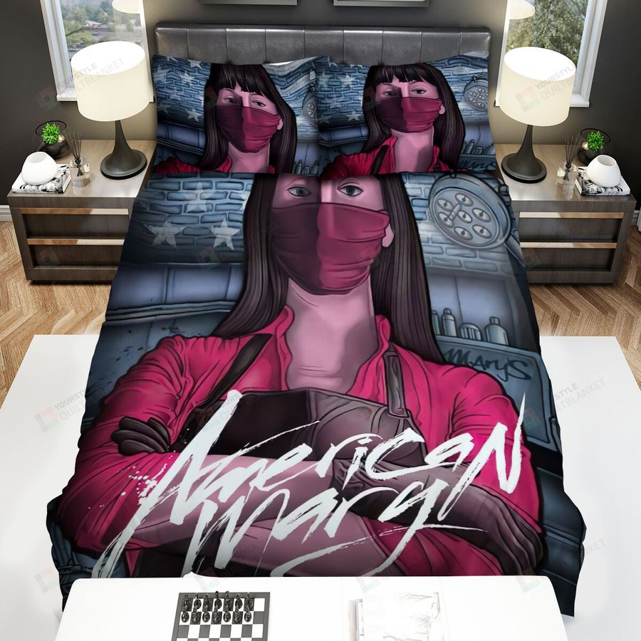 American Mary Artistic Posing Bed Sheets Spread Comforter Duvet Cover Bedding Sets