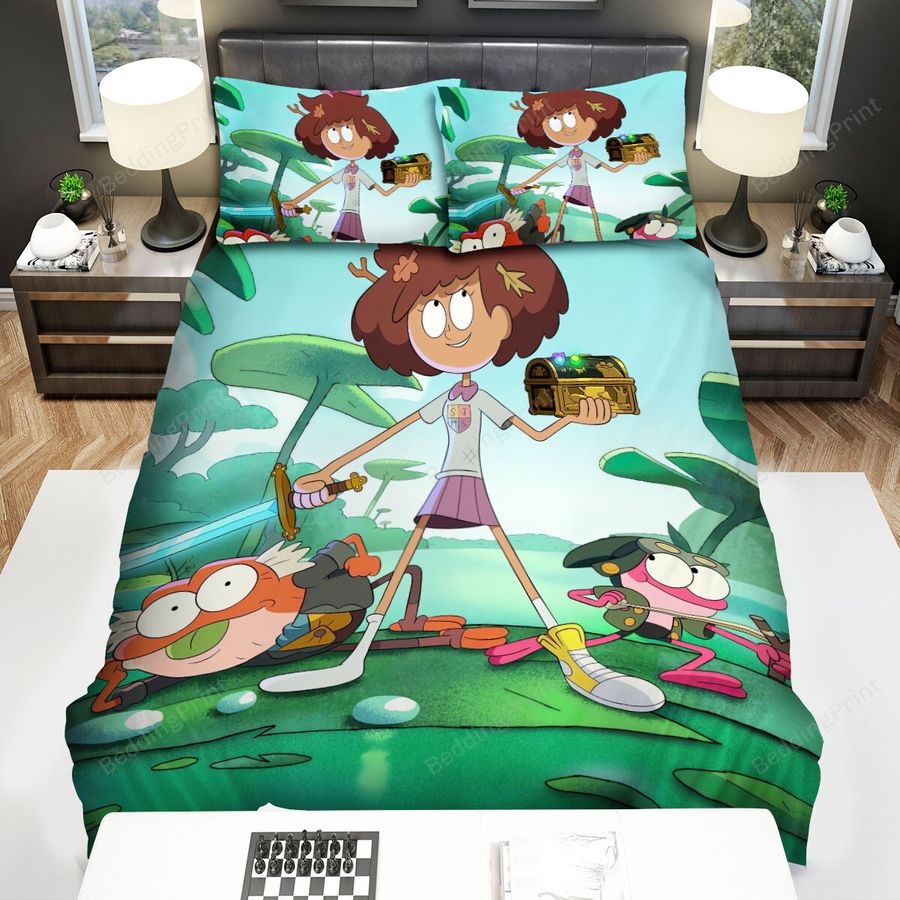 Amphibia (2019) Movie Poster 5 Bed Sheets Spread Comforter Duvet Cover Bedding Sets