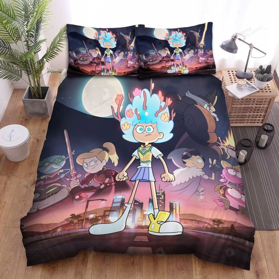 Amphibia Main Characters Poster Bed Sheets Spread Duvet Cover Bedding Sets
