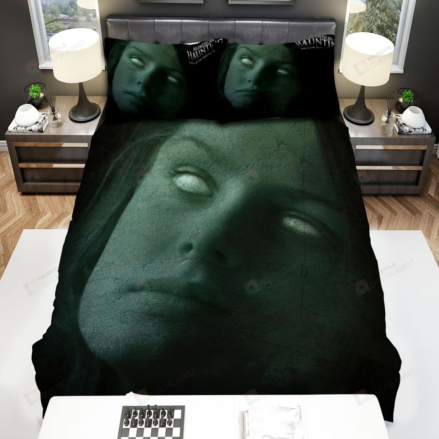 An American Haunting Eyeless Face Bed Sheets Spread Comforter Duvet Cover Bedding Sets