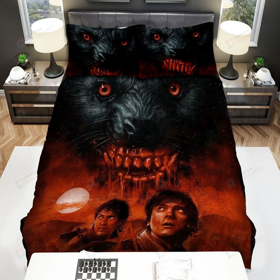 An American Werewolf In London Blood Bed Sheets Spread Comforter Duvet Cover Bedding Sets
