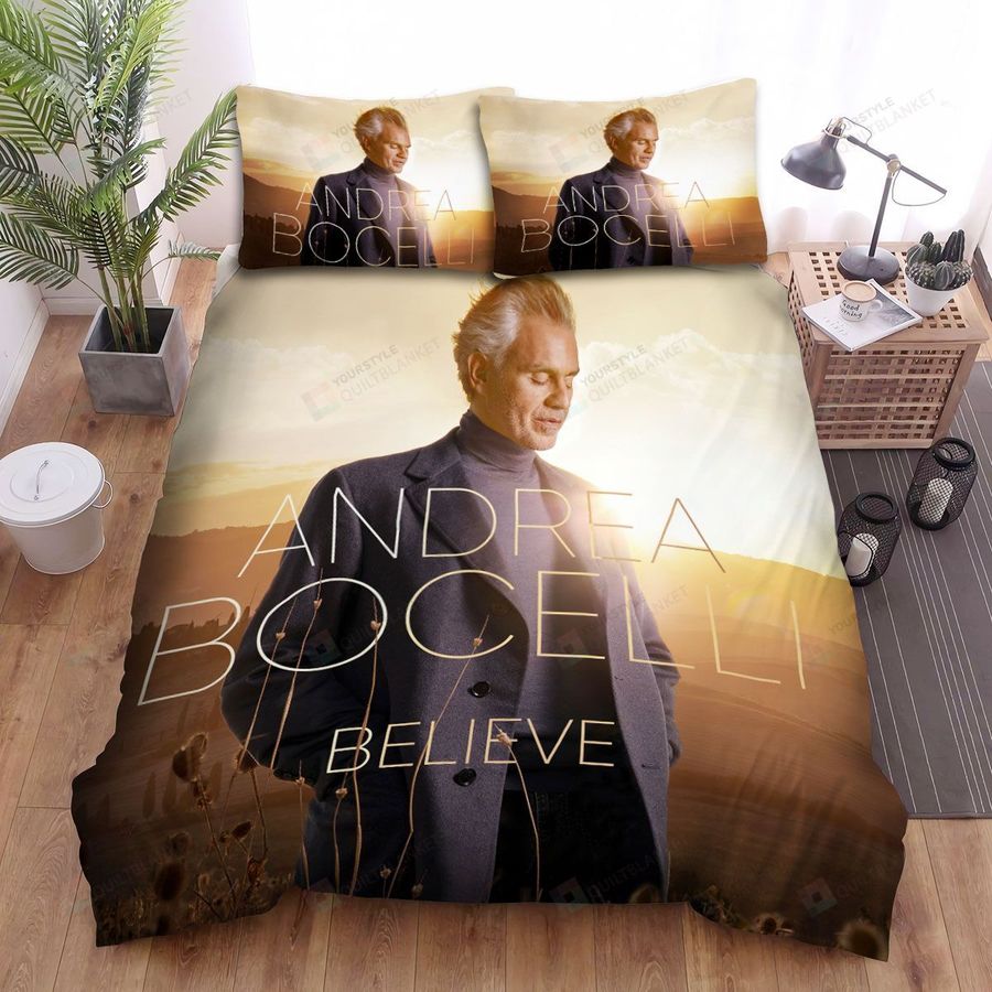 Andrea Bocelli Believe Bed Sheets Spread Comforter Duvet Cover Bedding Sets