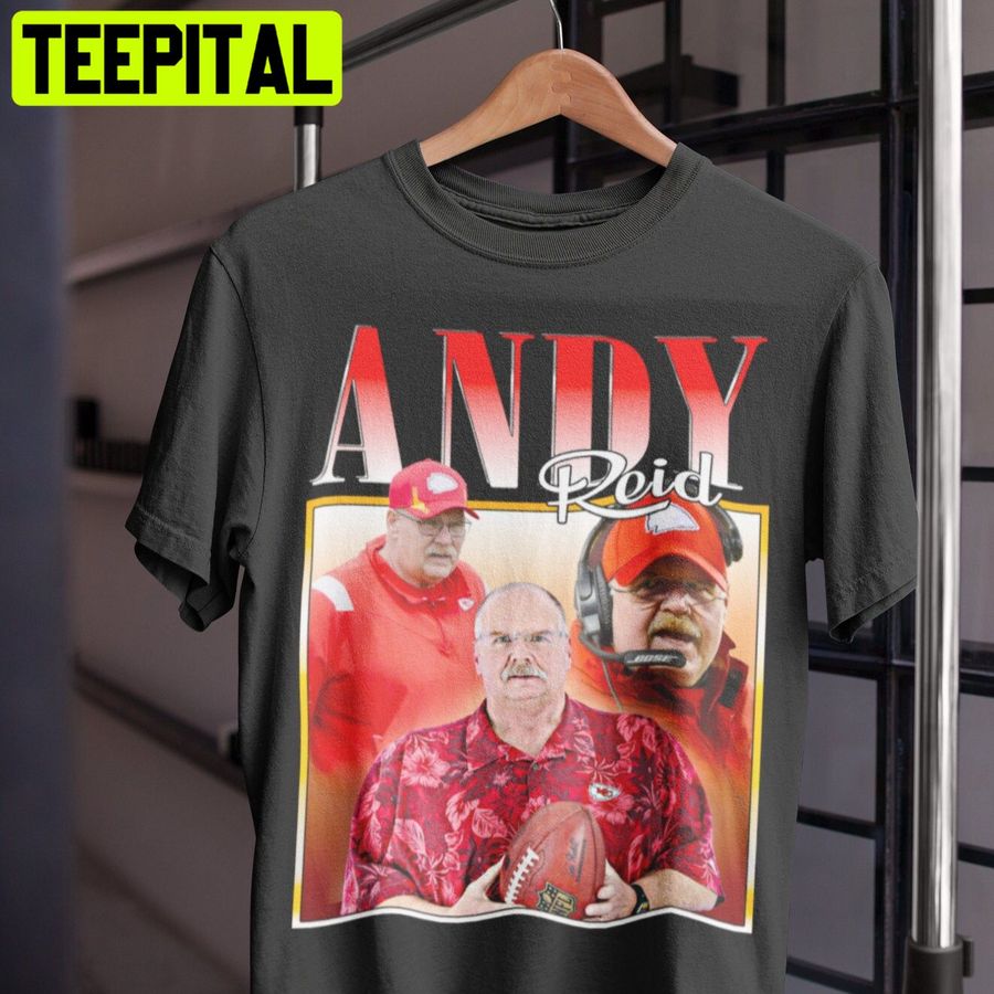 Andy Reid Kansas City Chiefs 90s Vintage Bootleg Graphic Trending Unisex T-Shirt
