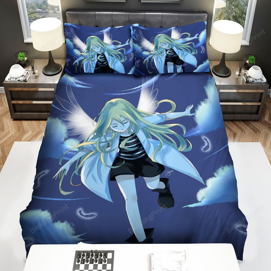 Angels Of Death Rachel Gardner Falling Down From The Sky Bed Sheets Spread Duvet Cover Bedding Sets