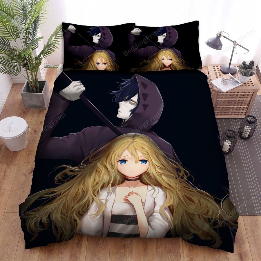 Angels Of Death Ray &Amp Zack Digital Art Painting Bed Sheets Spread Duvet Cover Bedding Sets