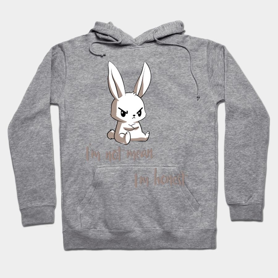 Angry bunny i'm not mean, i'm honest T-shirt, Hoodie, SweatShirt, Long Sleeve