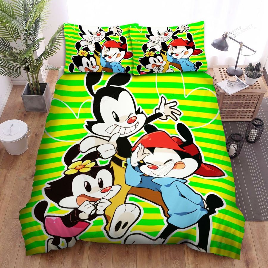 Animaniacs Funny Pose Bed Sheets Spread Duvet Cover Bedding Sets