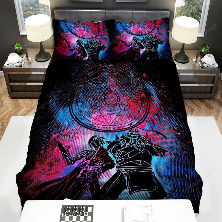 Anime Art Alchemist Bed Sheets Spread Comforter Duvet Cover Bedding Sets