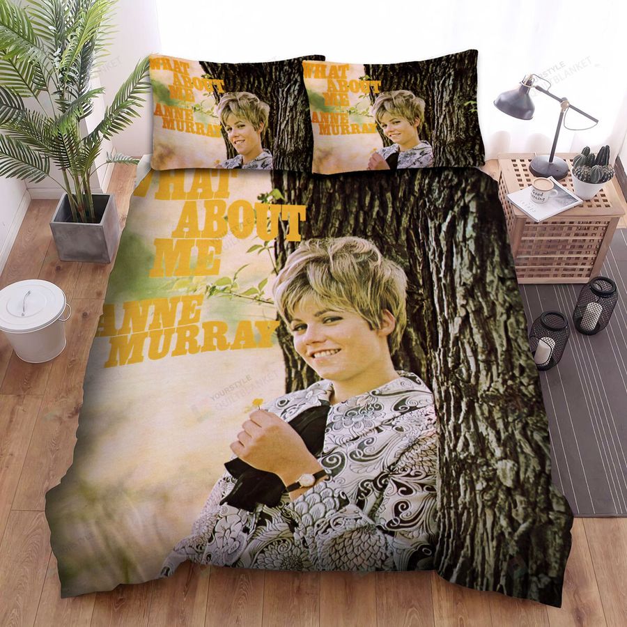 Anne Murray What About Me Album Cover Bed Sheets Spread Comforter Duvet Cover Bedding Sets