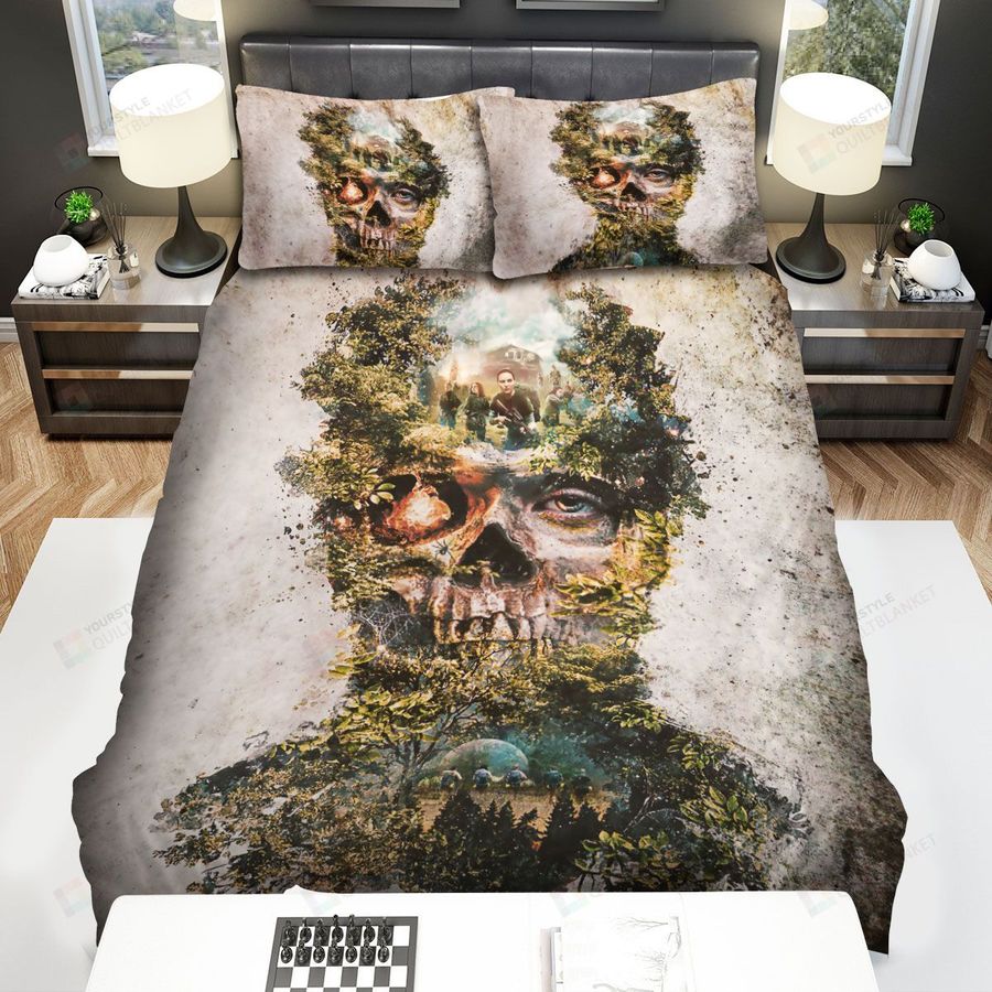Annihilation Movie Flower Skullcap Photo Bed Sheets Spread Comforter Duvet Cover Bedding Sets