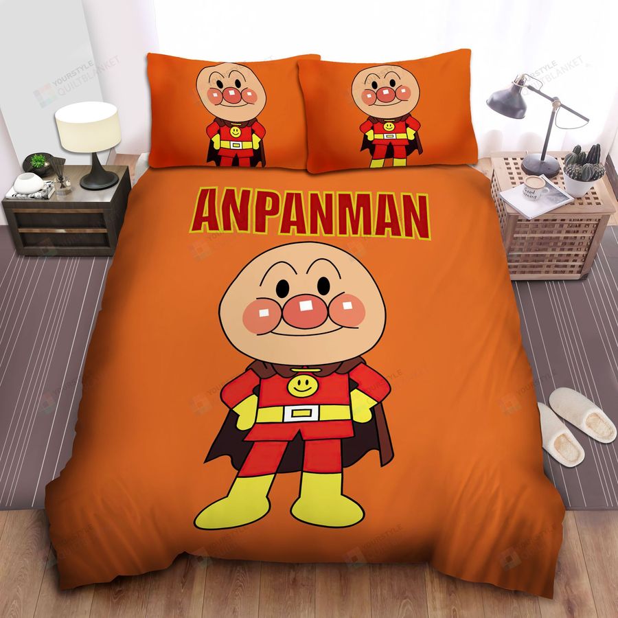 Anpanman Hero Bed Sheets Spread Comforter Duvet Cover Bedding Sets