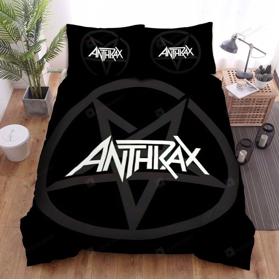 Anthrax Band Logo Bed Sheets Spread Comforter Duvet Cover Bedding Sets