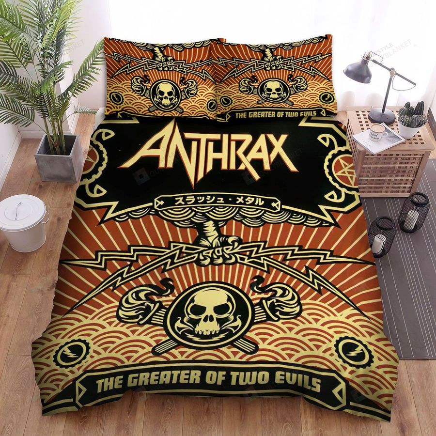 Anthrax The Greater Of Two Evils Bed Sheets Spread Comforter Duvet Cover Bedding Sets
