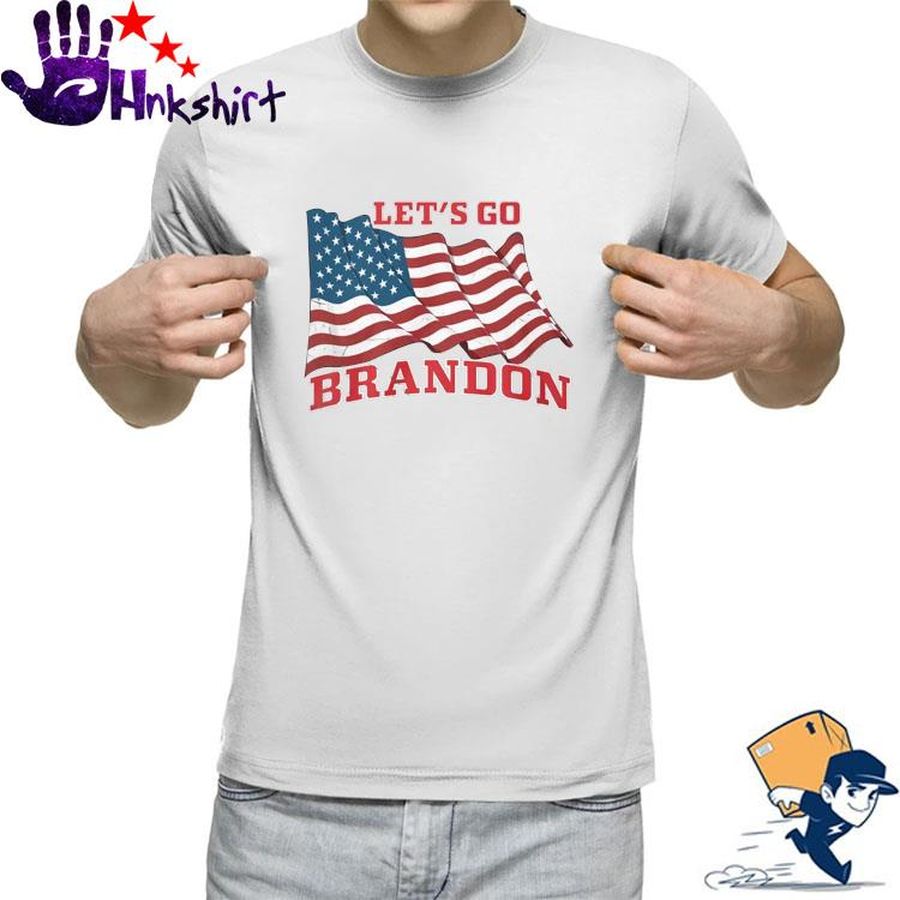 Anti Joe Biden Let's go brandon American flag shirt
