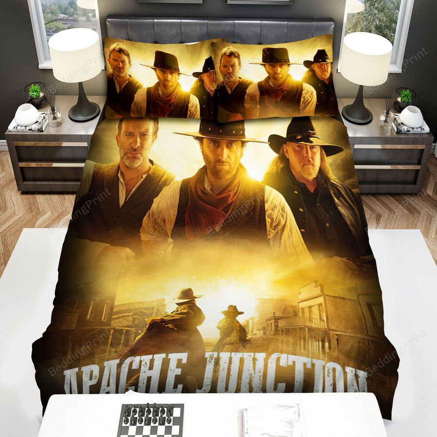 Apache Junction  Movie Poster Art Bed Sheets Spread Comforter Duvet Cover Bedding Sets