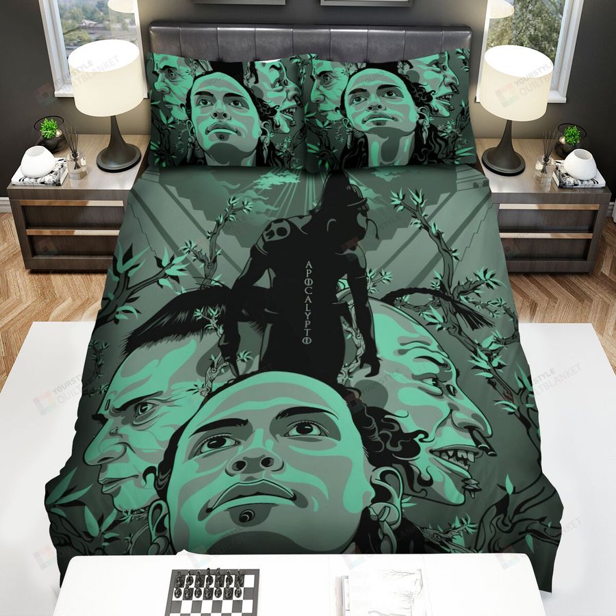 Apocalypto Movie Art 2 Bed Sheets Spread Comforter Duvet Cover Bedding Sets