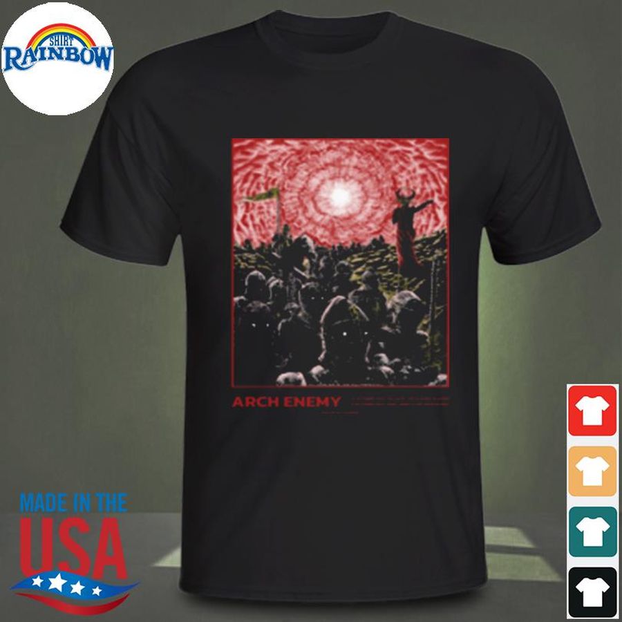 Arch Enemy European Siege Tour 2022 Palacio Vistalegre Shirt