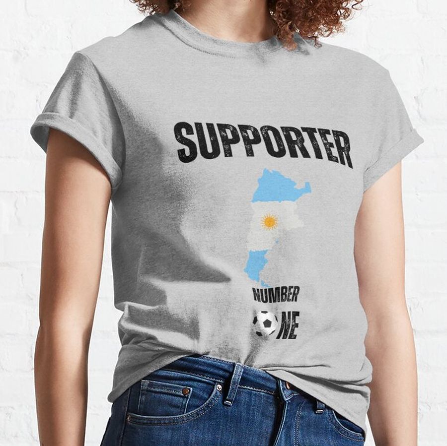 Argentina soccer supporter number one Classic T-Shirt