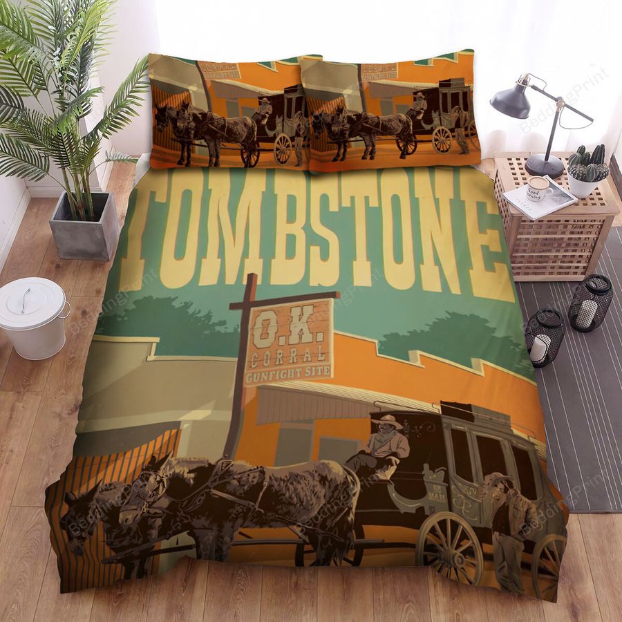 Arizona Tombstone Bed Sheets Spread Comforter Duvet Cover Bedding Sets