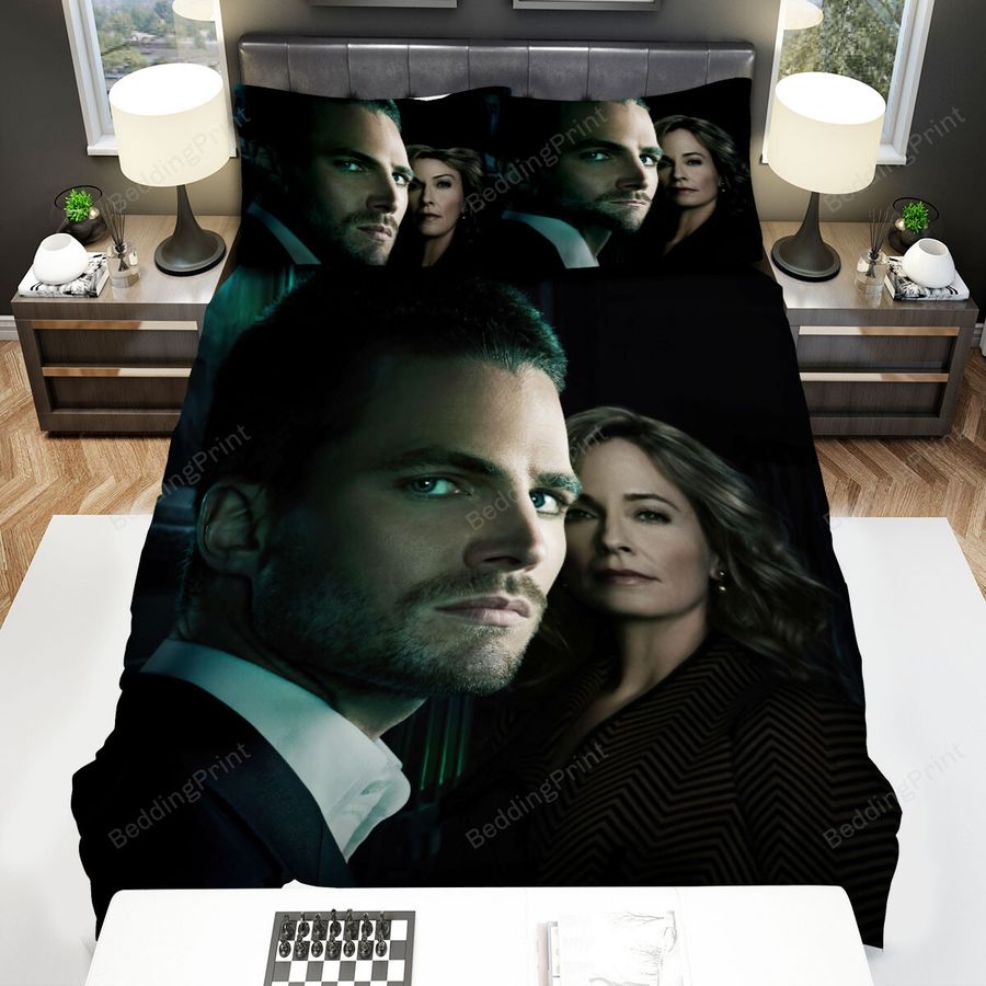 Arrow (2012–2020) Movie Poster Theme 2 Bed Sheets Spread Comforter Duvet Cover Bedding Sets