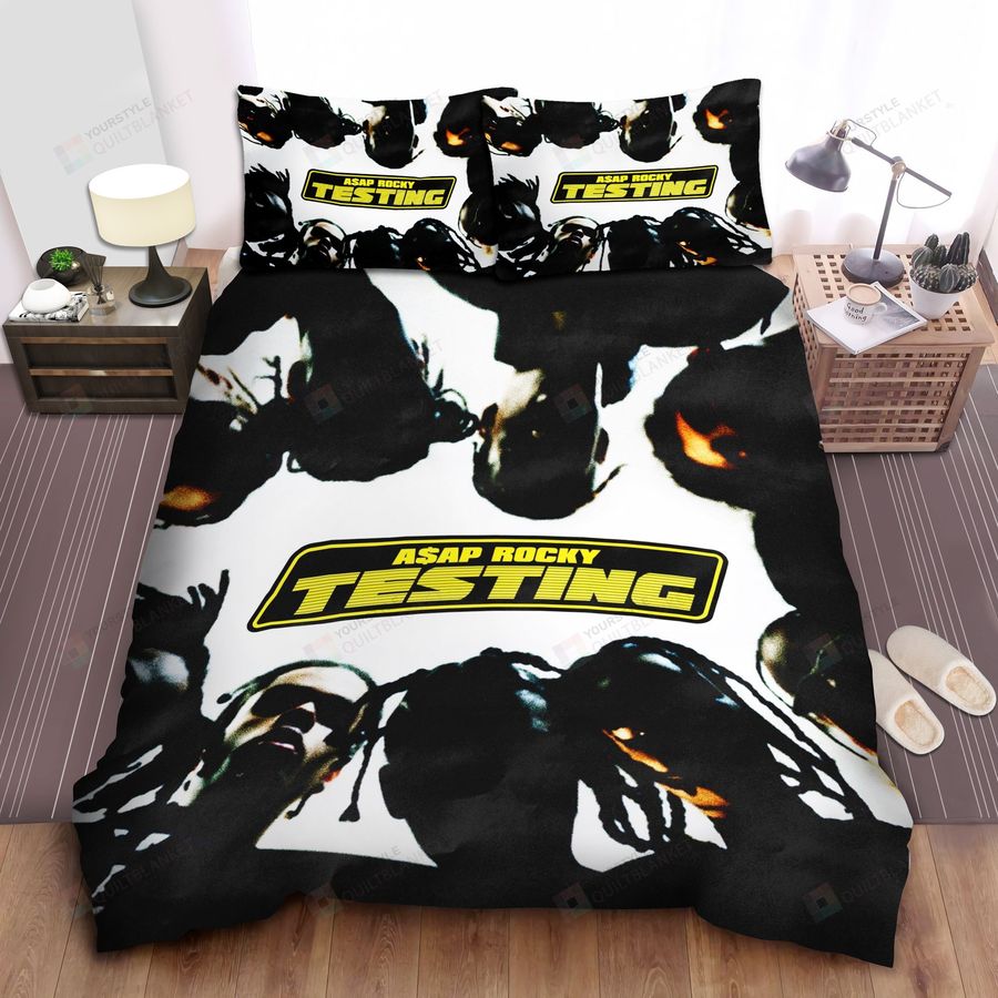 Asap Rocky Testing Album Official Cover Art Bed Sheets Spread Comforter Duvet Cover Bedding Sets