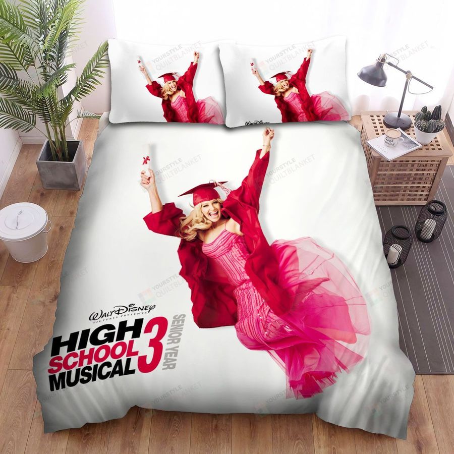 Ashley Tisdale High School Musical 3 Poster 1 Bed Sheets Spread Comforter Duvet Cover Bedding Sets