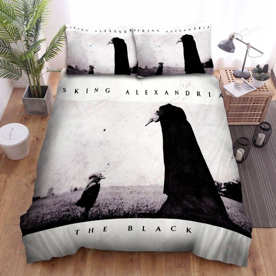 Asking Alexandria The Black Album Cover Bed Sheets Spread Comforter Duvet Cover Bedding Sets