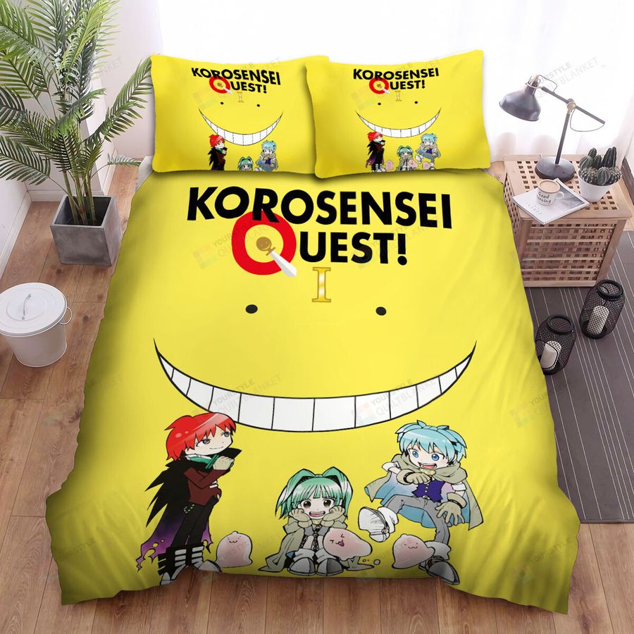Assassination Classroom Koro Sensei Quest Bed Sheets Spread Comforter Duvet Cover Bedding Sets