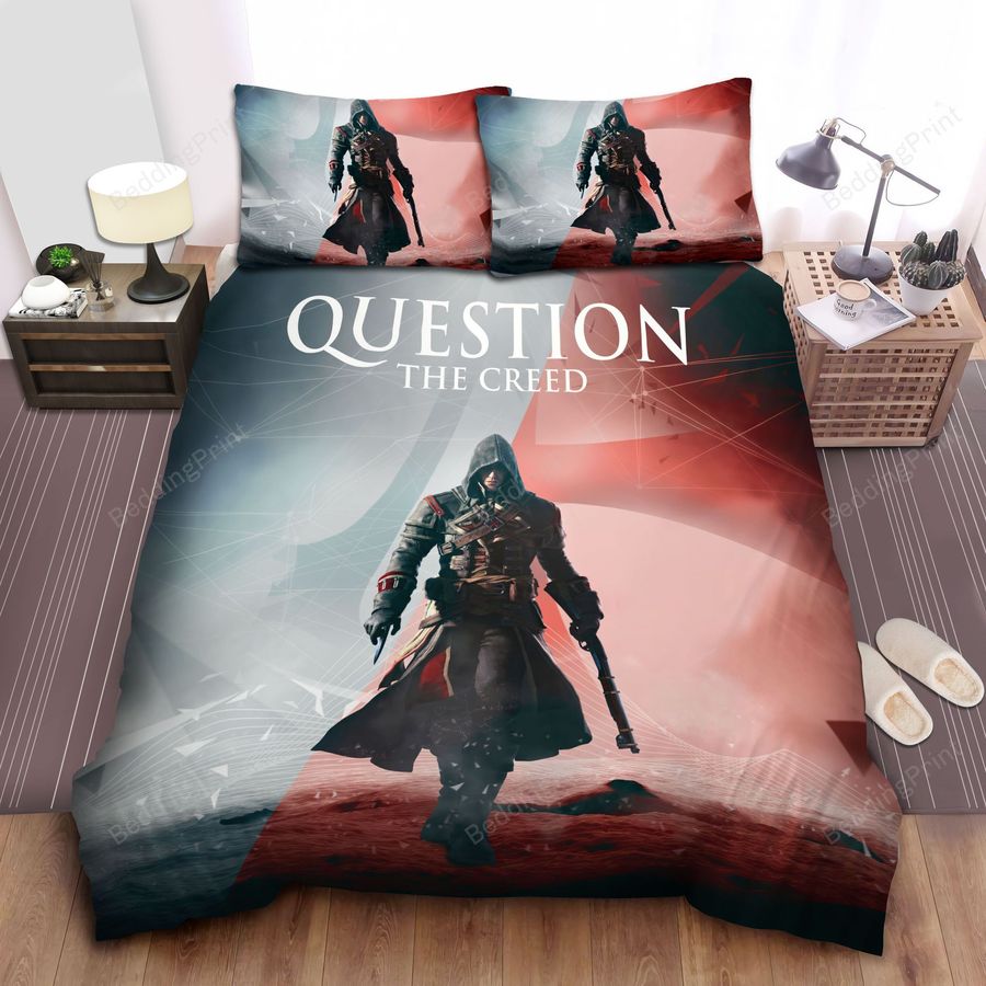 Assassin’S Creed Question The Creed Bed Sheets Duvet Cover Bedding Sets