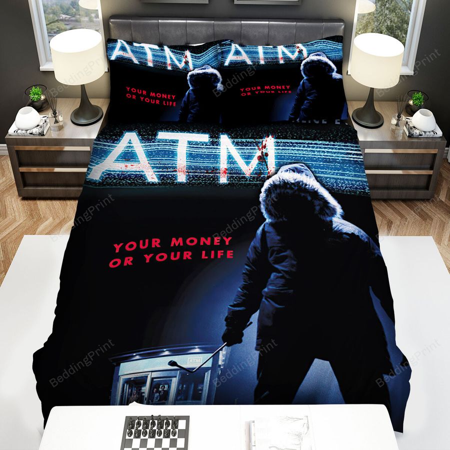 Atm (I) Poster 2 Bed Sheets Spread Comforter Duvet Cover Bedding Sets